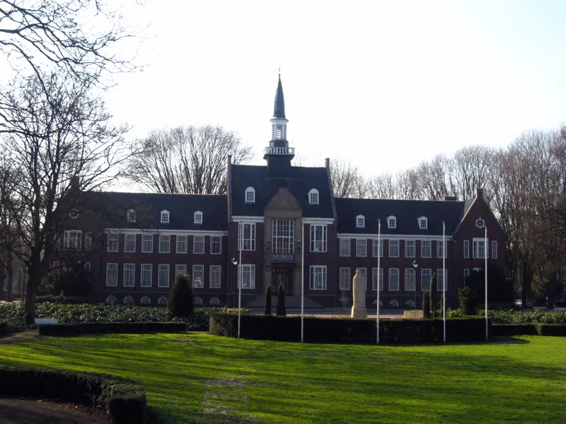 The medieval centre of Alphen aan den Rijn, Netherlands