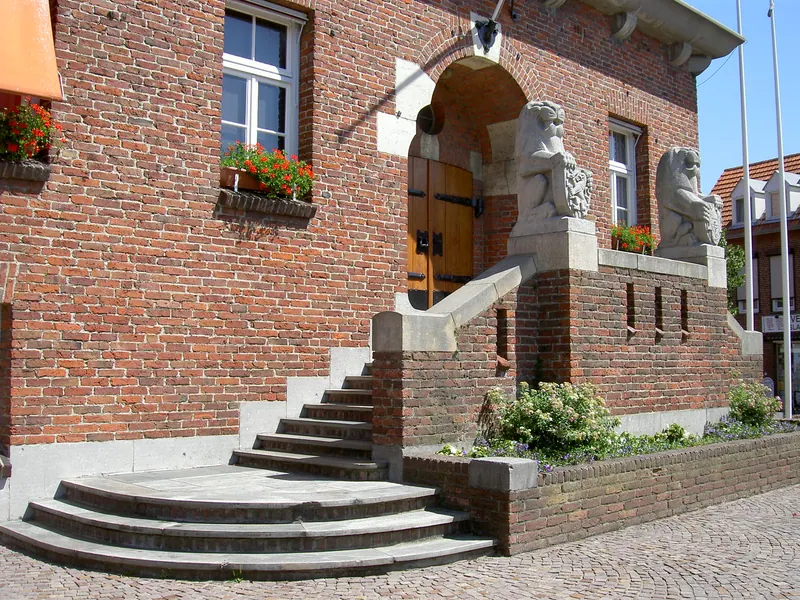 The medieval centre of Arcen, Netherlands