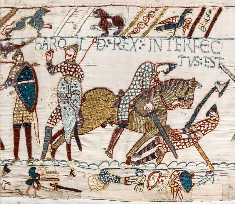The medieval centre of Battle, England