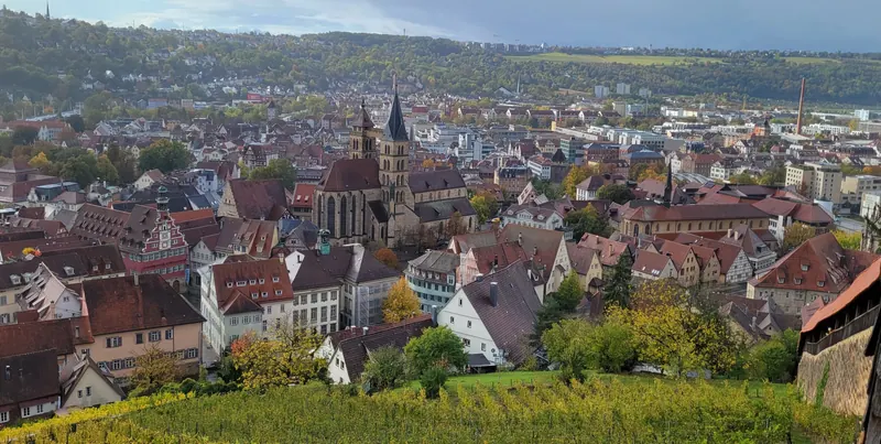 The medieval centre of Esslingen am Neckar, Germany