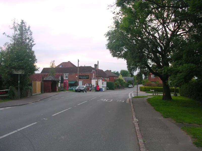 The medieval centre of Loxwood, England