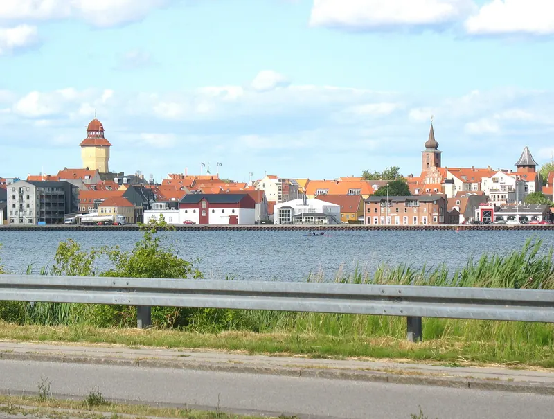 The medieval centre of Nykøbing Falster, Denmark