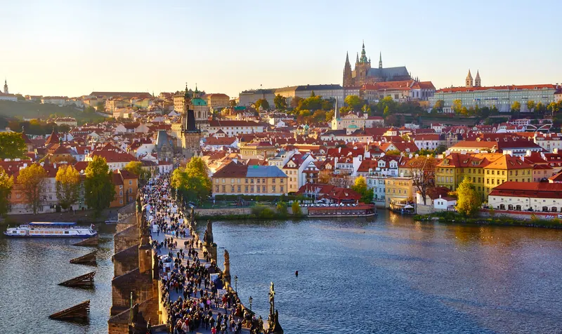 The medieval centre of Prague, Czechia