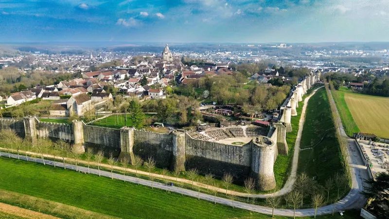 The medieval centre of Provins, France