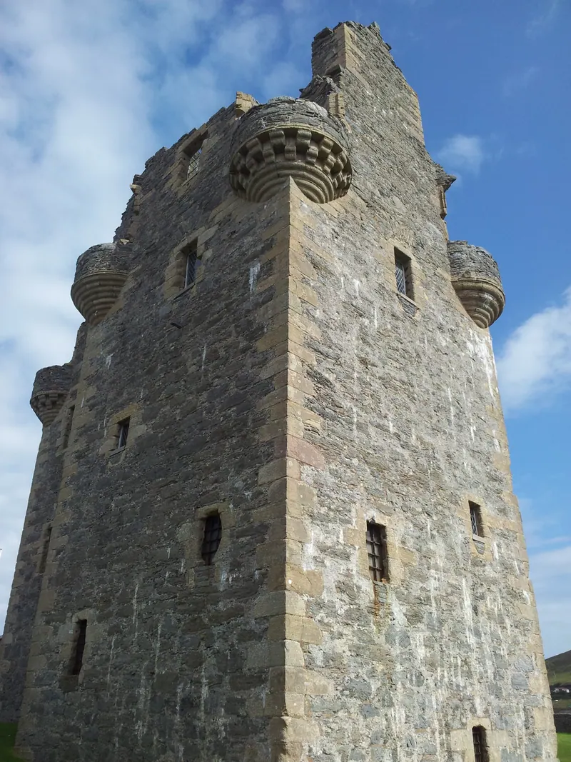 The medieval centre of Scalloway, Scotland