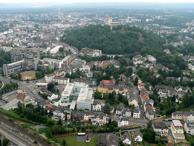 The medieval centre of Siegburg, Germany
