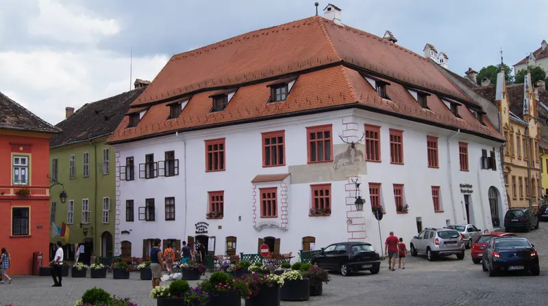 The medieval centre of Sighișoara, Romania