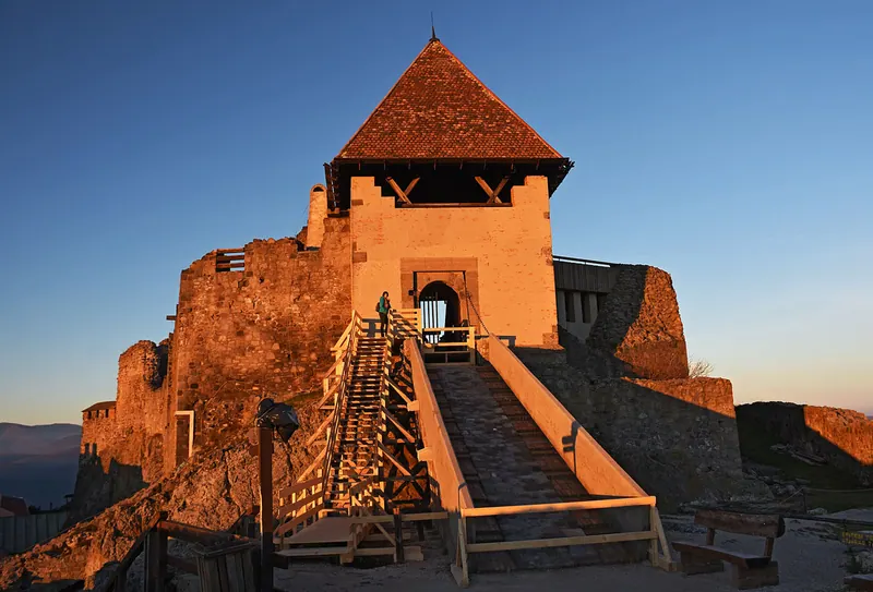 The medieval centre of Visegrád, Hungary