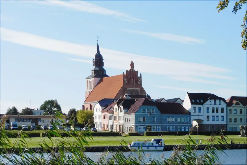 The medieval centre of Wolin, Poland