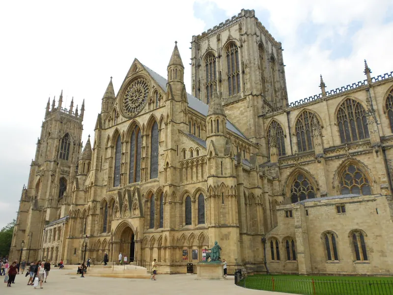 The medieval centre of York, England