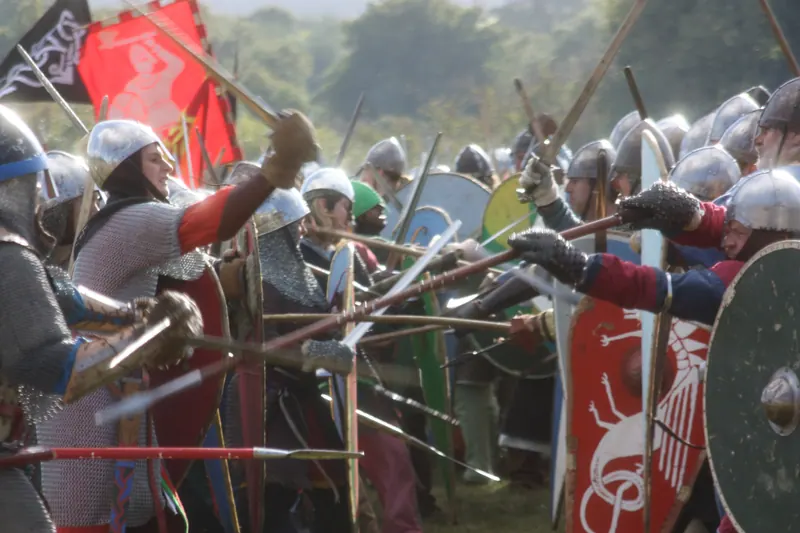Battle of Hastings Re-enactment in Battle