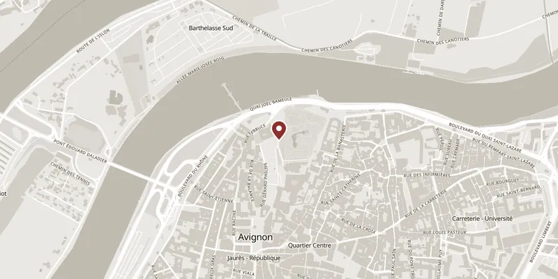 Map showing where Musée du Petit Palais is