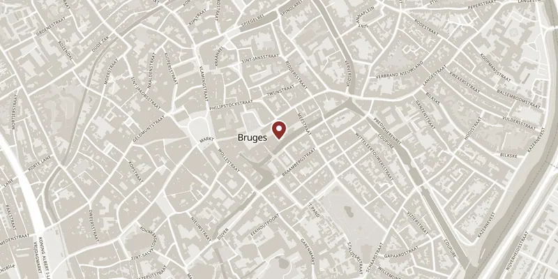 Map showing where Basilica of the Holy Blood is
