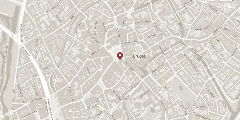 Map showing where The Belfry is