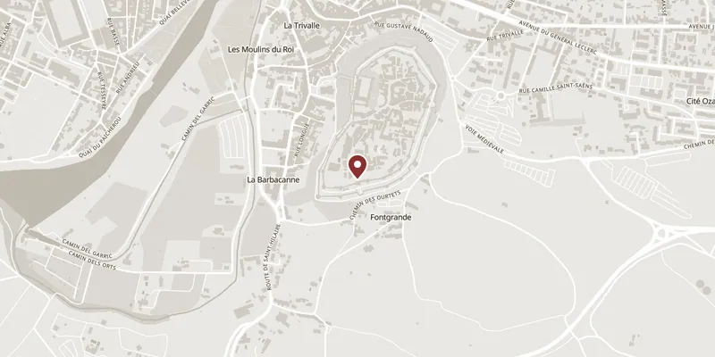 Map showing where Basilica of Saints Nazarius and Celsus is
