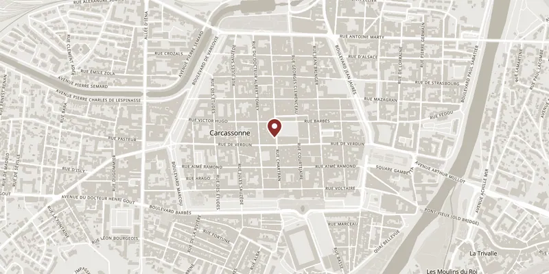 Map showing where The Bastide Saint-Louis is