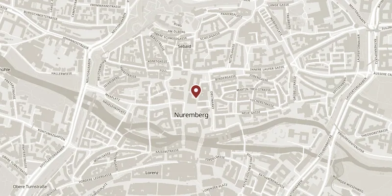 Map showing where The Medieval Dungeons (Lochgefängnisse) is
