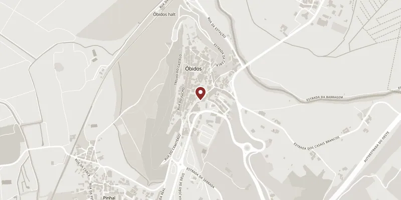 Map showing where Capela de São Martinho is