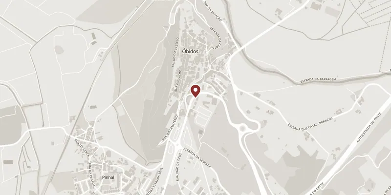 Map showing where Porta da Vila is