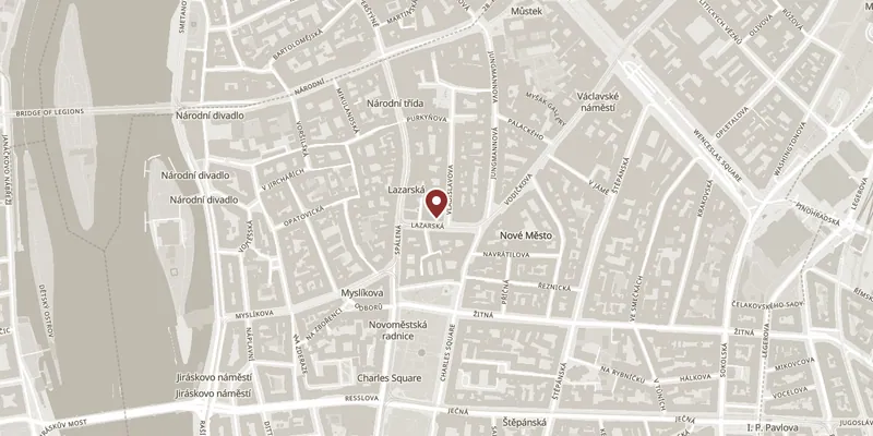 Map showing where New Town Hall is
