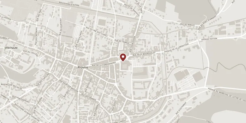 Map showing where Prieuré Saint-Ayoul is