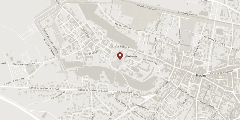 Map showing where Tour César is