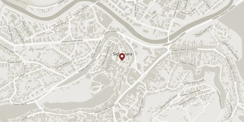 Map showing where The Monastery Church is