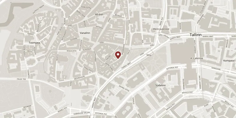 Map showing where Hellemann Tower and the town wall walk is
