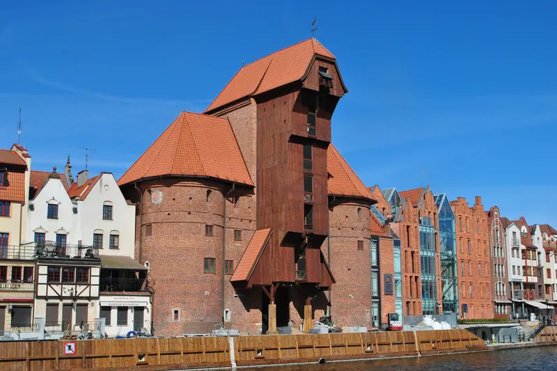 The Gdańsk Crane (Żuraw) in Gdańsk