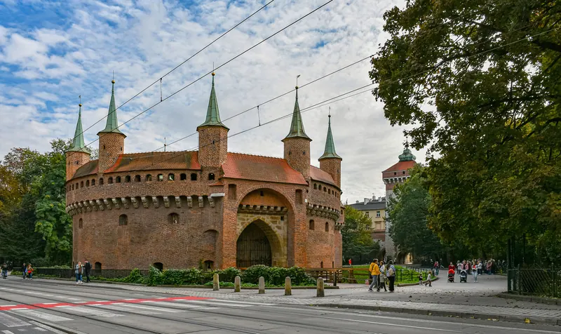 The Barbican and St Florian's Gate in Kraków