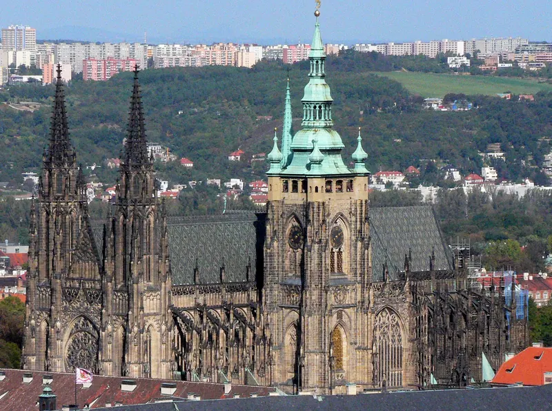 St Vitus Cathedral (the Wenceslas Chapel) in Prague