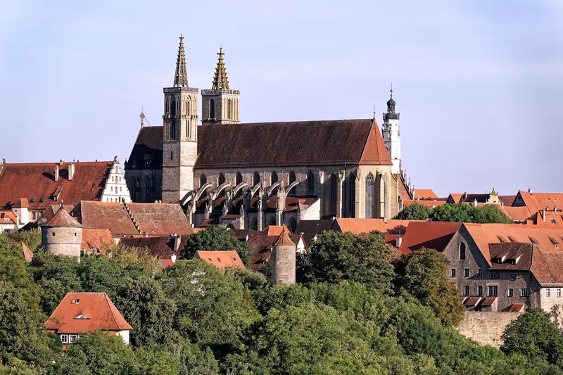 St Jakob's Church and the Holy Blood Altar in Rothenburg ob der Tauber