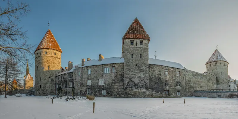 Hellemann Tower and the town wall walk in Tallinn