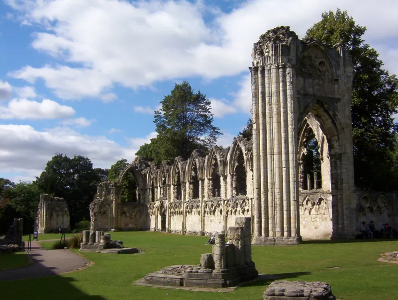 St Mary's Abbey ruins in York